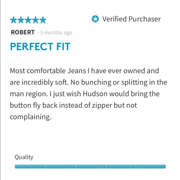 ♻️👖 BYRON 5 Pocket Straight HUDSON JEANS Med-Dark - Picture 11 of 15